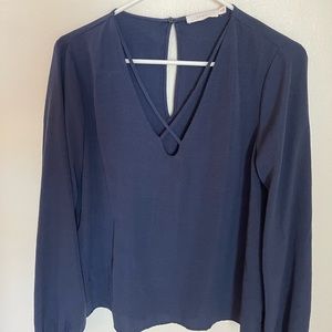 Navy blue Lush blouse